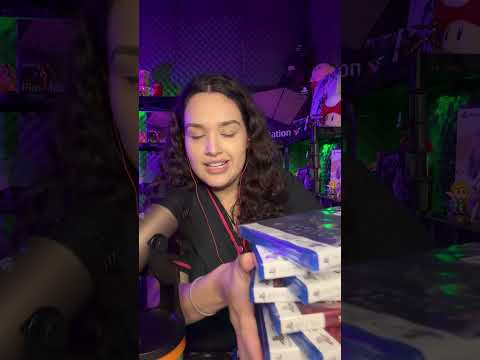 ASMR com meus jogos de PS #asmr  #midiafisica  #playstation