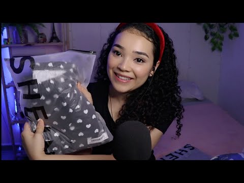 ASMR RECEBIDOS SHEIN - Mostrando e Provando 👗👚