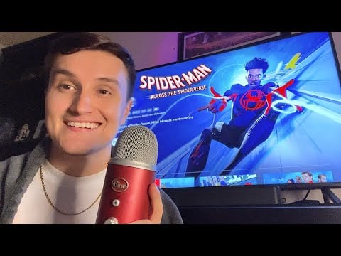 ASMR | Watch a Movie With Me 📀🍿 (Spider-Man Across The SpiderVerse)