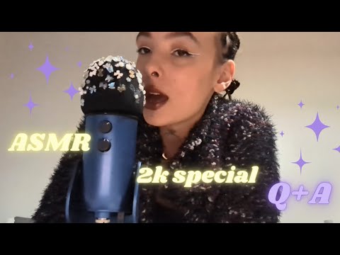 ASMR 2k special Q+A 💓✨