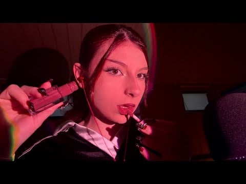 ASMR Makeup Triggers + lots of Mouth Sounds - Tapping, Lid Sounds, Inaudible Whispers