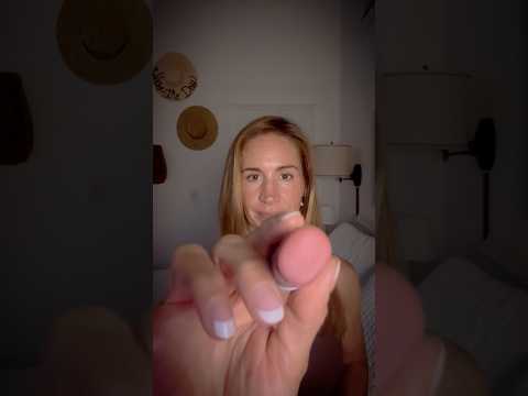 🤫No Talking Summer Makeup 💄 #asmr #notalkingasmr #personalattentionasmr