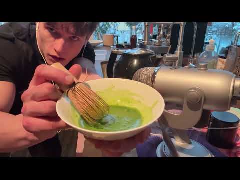 Asmr matcha ritual for sleep