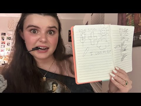 ASMR “temporary” tattoo artist roleplay! 