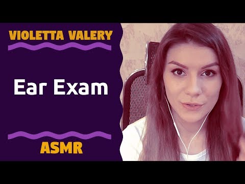 АСМР осмотр ушек и тест слуха (тихий голос)/ ASMR Ear Exam, Cleaning, & Hearing Test Role Play