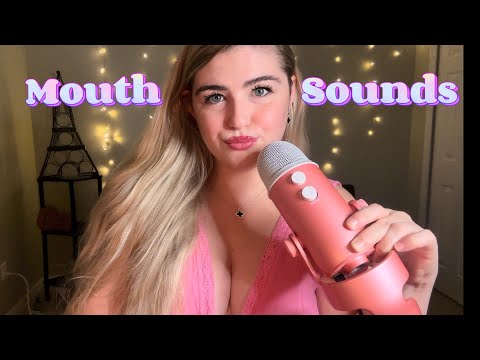 ASMR Intense Mouth Sounds (Hand Movements, Lens Tapping) 💋♡