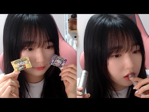 내 귀에 팅글파티 팝핑캔디 니블링 입소리ASMR│Popping candy Intense mouth sounds│no talking