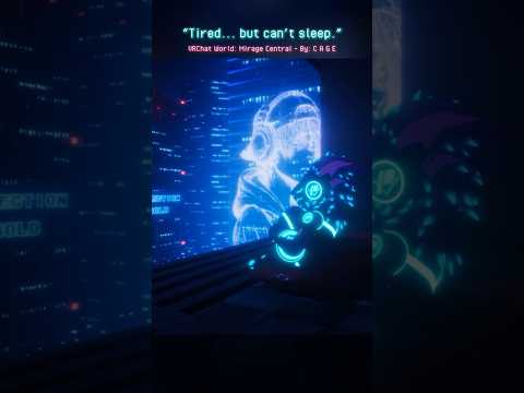 [ASMR] "Just rest... You deserve it." #asmr #vrchatworlds #vrchat #protogen #cyberpunk #ambience