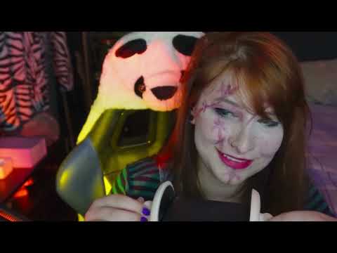 ASMR de Halloween: gatilhos arrepiantes e muitos sons de boca ♥ (tingle triggers w/ mouth sounds)