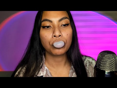 ASMR Snapping Popping Chewing Bubblegum Relaxing Sounds For Sleep