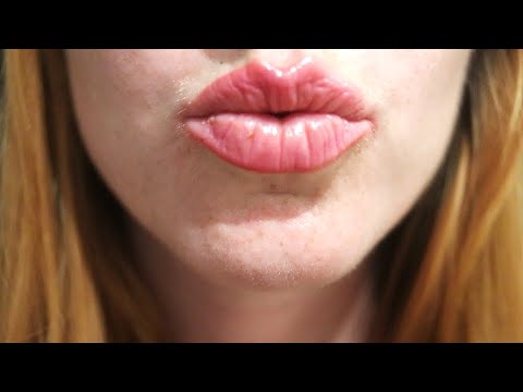 ASMR VERY UP CLOSE WHISPERING W/ LIPGLOSS