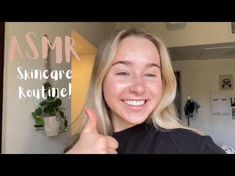 ASMR | MY SKINCARE ROUTINE