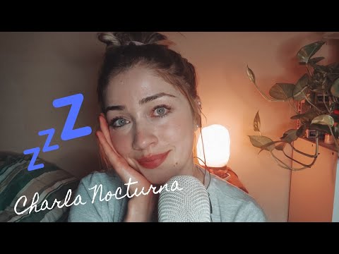 ASMR Charla nocturna💤 preparate para dormir😴