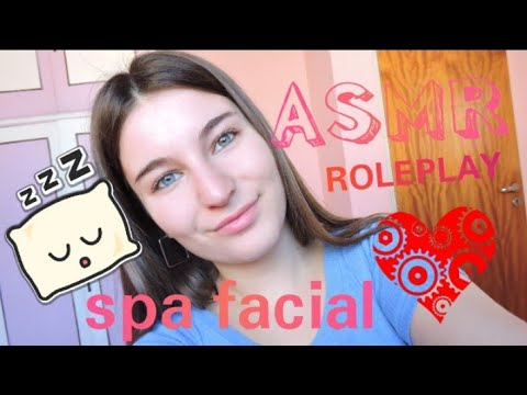 ASMR en español/ ROLEPLAY SPA FACIAL- muy relajante para dormir