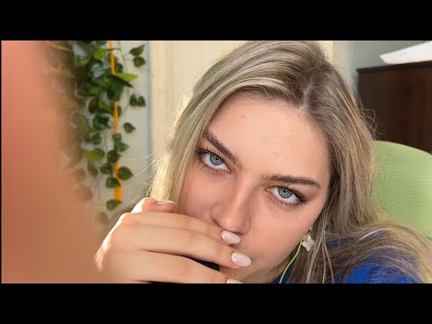 ASMR | Inaudible Whispering, Mouth Sounds, Close up Whisper, Crispy close up sounds✨