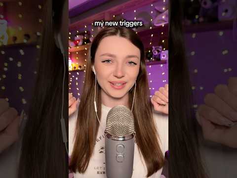 My new triggers #asmr #asmrsounds #asmrrelax #asmrsleep #relax #tingles #asmrvideo #relaxingvideos