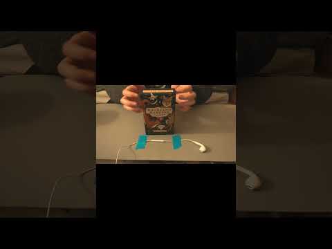 Fast Tarot Box Tapping ASMR #asmrforstudy #triggersforsleep #relaxationsounds #cards #asmrsounds