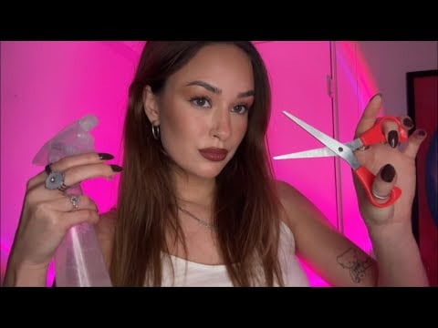 [ASMR] giving you a fast & aggressive haircut (I'm obsessed with you)