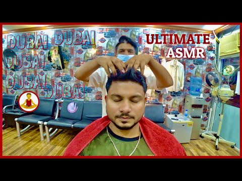 ASMR | The Ultimate Head Massage In Pakistani Barber Shop 🇦🇪