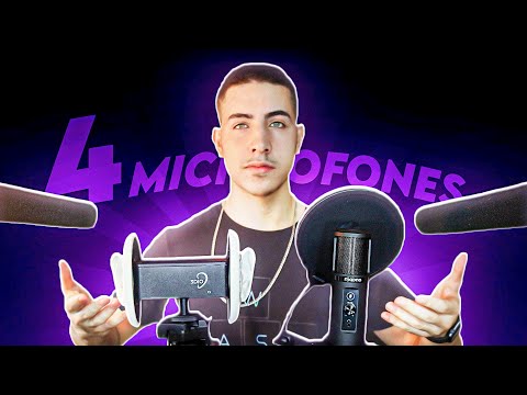 ASMR COM QUATRO MICROFONES – DIFERENTES ARREPIOS