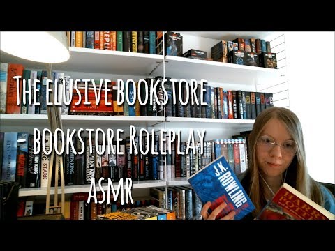 [ASMR] An "Elusive" Bookstore Roleplay (soft speaking, page-flipping, tapping and more!)