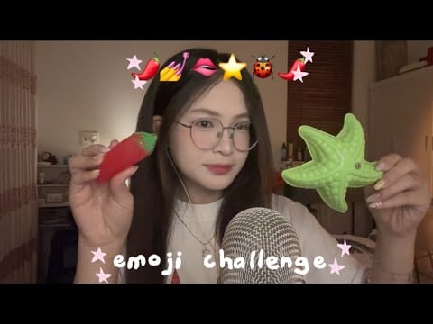 Honq•Asmr|| emoji challenge 