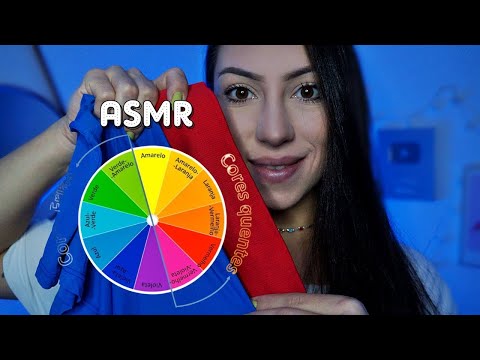 ASMR | SUA ANÁLISE DE COLORAÇÃO PESSOAL - VÍDEO SATISFATÓRIO