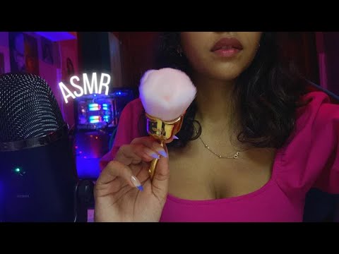 ASMR | SONS DE BOCA E PINCEL NA TELA 👄