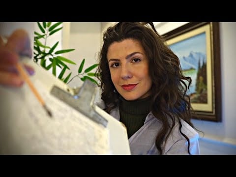 ASMR | RECEPCIONISTA FAZ SEU CHECK-IN NO HOSPITAL DE EMERGÊNCIA 🆘 