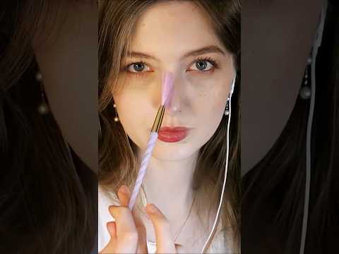 ASMR Slow Whispers w/ Brushing Visuals & Sounds