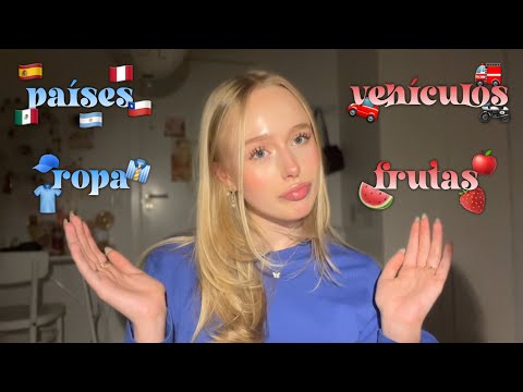 ASMR top spanish trigger words ~ ASMR en español 🇪🇸