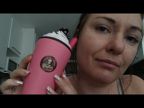 ASMR- Describing a squishy milkshake toy for relaxation | tapping and tracing💓