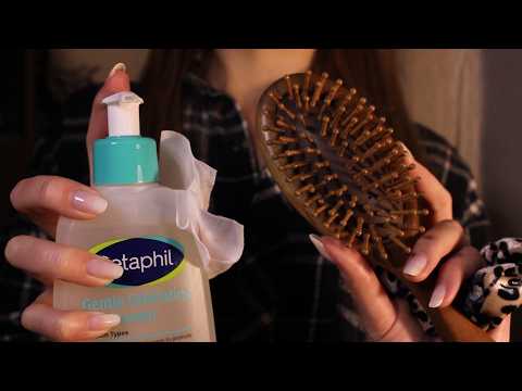 ASMR Your Cozy Self-Care Evening | Skincare, hair brushing, pampering (no talking, layered sounds)