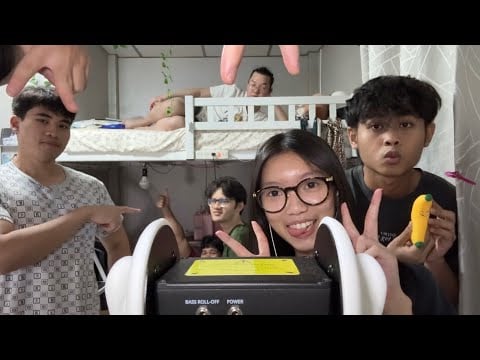 ASMR| My Friends Tried ASMR With 3dio For The First Time 