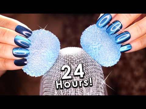 Two Silicone Balls on Mic - 24 Hours No Talking ASMR