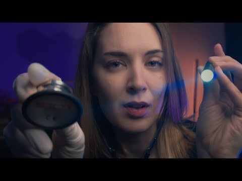 ASMR Full Medical Examination 🩺 Soft Spoken for Deep Relaxation | Stethoscope, Eye & Ear Exam