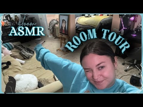 ASMR HUUUGE ROOM TOUR!!! 🛋️🧸Super in depth with VOICE-OVER!!