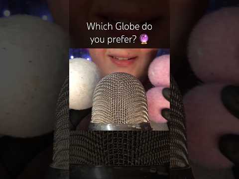 Which Globe do you prefer?? 🔮🫶🏻 #asmr