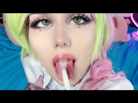 ♡ ASMR Licking Candy & Scratching ♡ Mitsuri Kanroji Cosplay