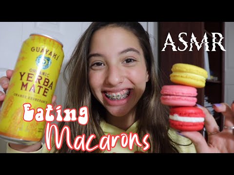 ASMR Eating Macarons 😋