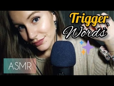 ASMR🎧 TRIGGER WORDS | Repetición de palabras, hablando muy bajito y cerca.