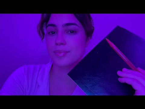 ASMR| Asking You 15 Tricky Questions 📝📔