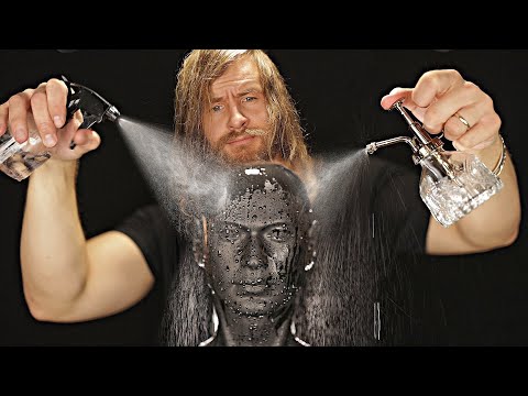 MAKE YOU SLEEP Spray Bottles on FACE 💦💨[ASMR]💦