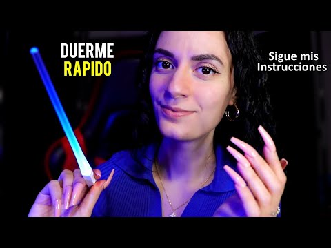 ASMR español para hacerte dormir RAPIDO + Sigue Mis Instrucciones