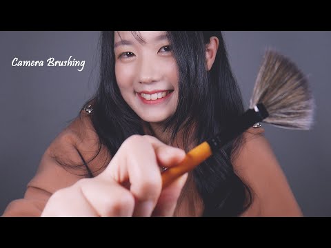 ASMR Camera Brushing & Blowing, Breathing, Shh~ for Deep Sleep | 2 Hours | Tascam (No Talking)