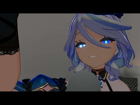 ASMR | Furina does ASMR for you💙(Mouthsounds, Tappin & Heartbeat) | VRCHAT ASMR ROLEPLAY