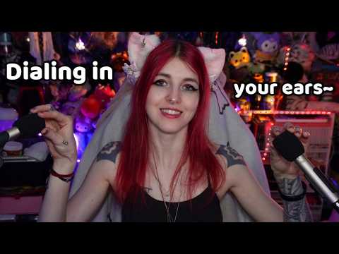 Dialing in your ears ASMR | Intense mic twirling