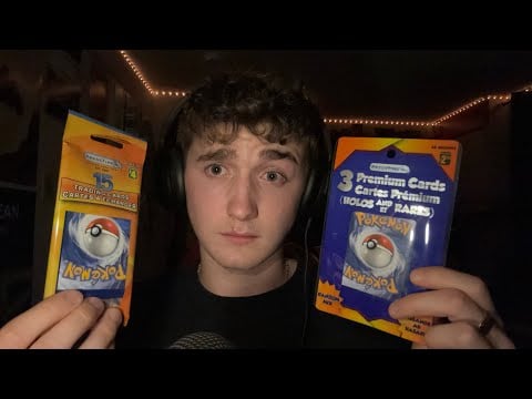 Cheap Pokémon pack opening ASMR 