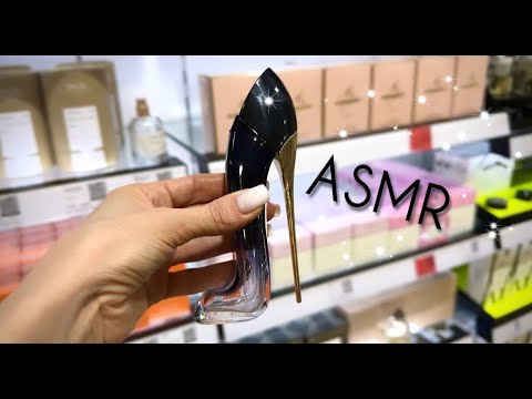 АСМР в магазине ЛЭТУАЛЬ, обзор ПАРФЮМЕРИИ / ASMR shopping in L'Etoile