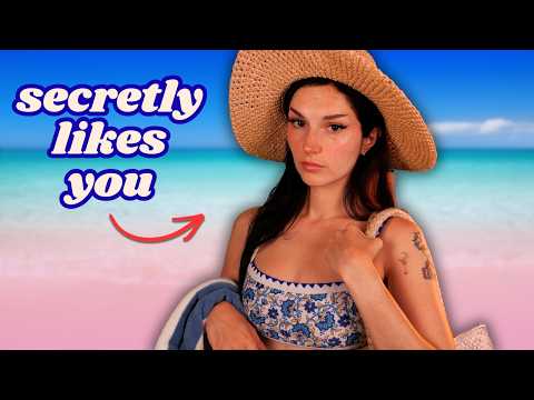 ASMR Your Bully Secretly Likes You | Relaxing ASMR At The Beach!